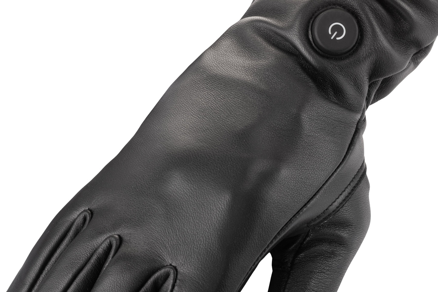 Gants chauffants en cuir pour femmes - USB | Cuir d’agneau