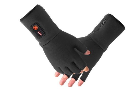 Sous-gants sans doigts - Gants chauffants doublure | Chasse & Sports | USB-C